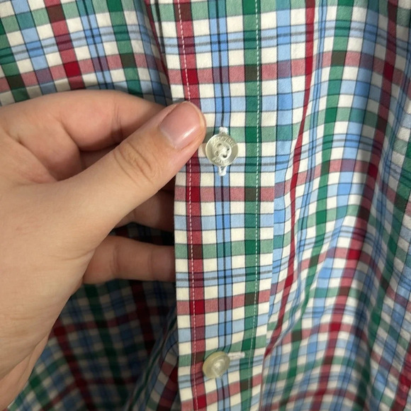 Vineyard Vines Classic Fit Tucker Shep & Ian Button Down LS Plaid Shirt Sz XL - Picture 8 of 9